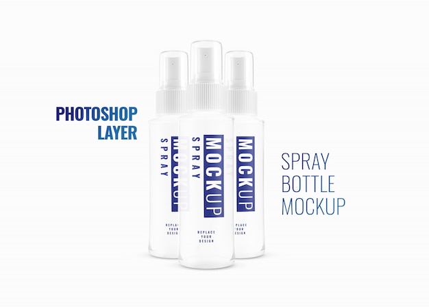 Download Alcohol spray realistic mockup advertising 3d rendering ...