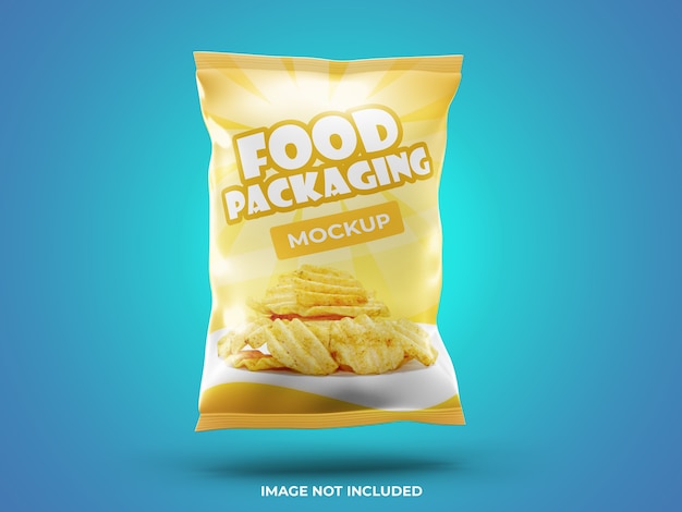 Download Premium Psd Aluminum Foil Snack Package Mockup Isolated