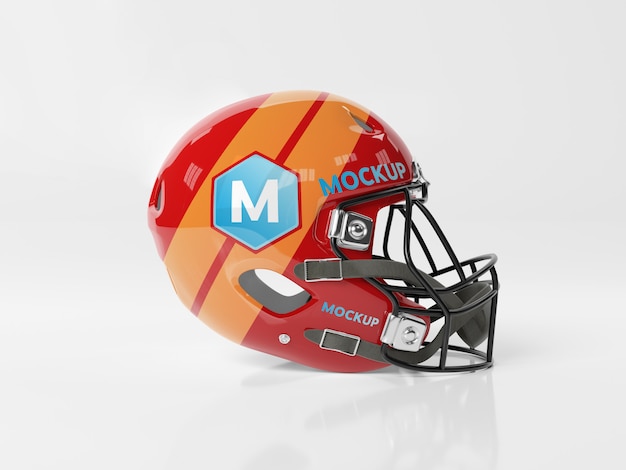 Download Premium PSD | American football helmet design mockup