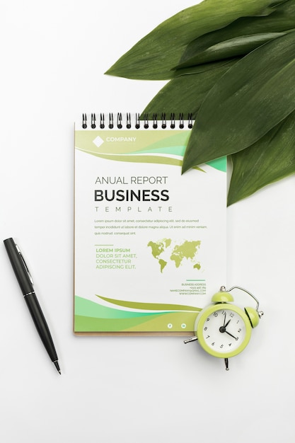 Download Annual report business template concept | Free PSD File