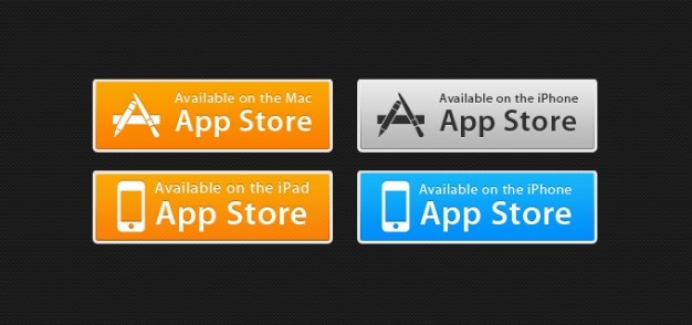 apple app store download button