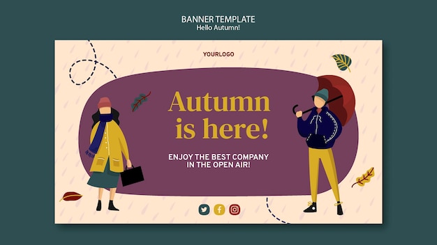 Download Free Autumn Concept Banner Template Free Psd File Use our free logo maker to create a logo and build your brand. Put your logo on business cards, promotional products, or your website for brand visibility.