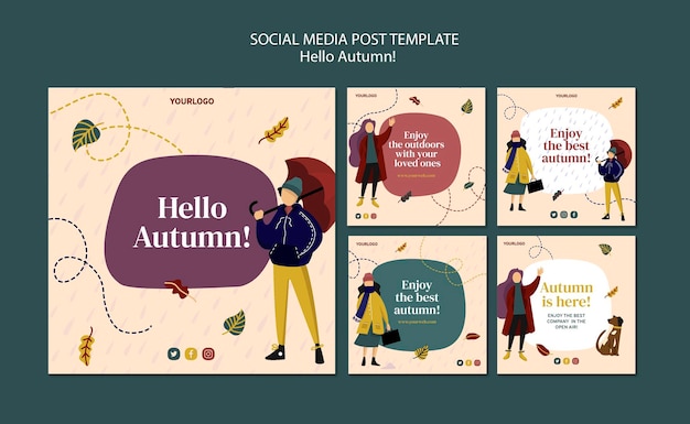 Download Free Autumn Concept Social Media Post Template Free Psd File Use our free logo maker to create a logo and build your brand. Put your logo on business cards, promotional products, or your website for brand visibility.