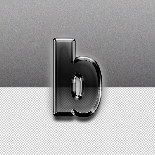 Premium PSD | B Letter Text Effect