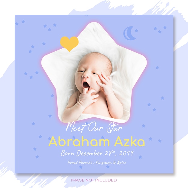 Download Baby Announcement Psd 40 High Quality Free Psd Templates For Download