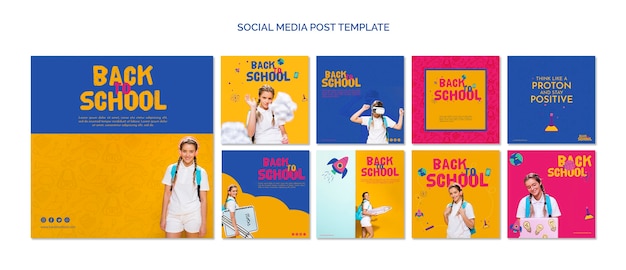 Download Free Psd Back To School Social Media Template Yellowimages Mockups