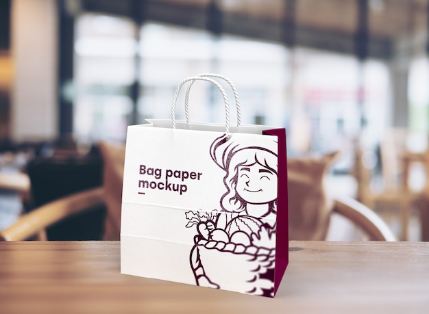 Download Bag mockup for merchandising | Free PSD File