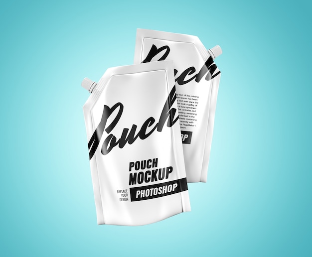 Download Premium PSD | Bag sachet minimal mockup