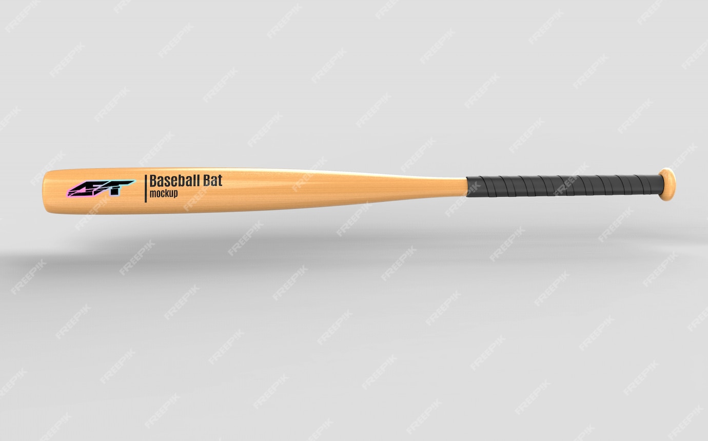 Premium PSD | Baseball bat mockup