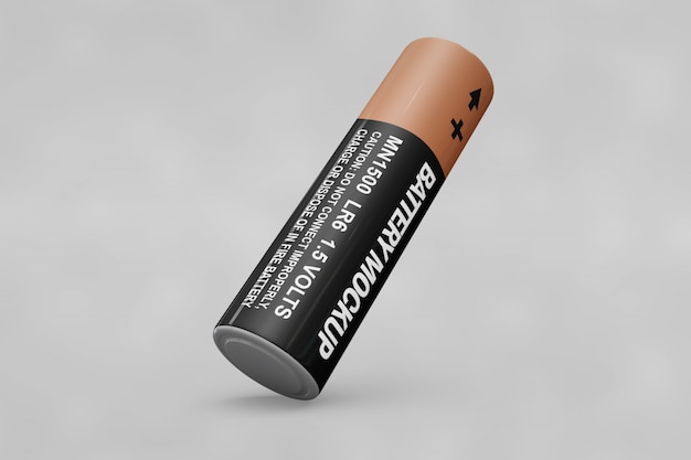 Free PSD | Battery mockup