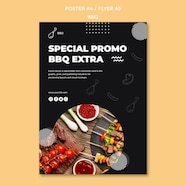 Bbq Poster Template Free PSD File