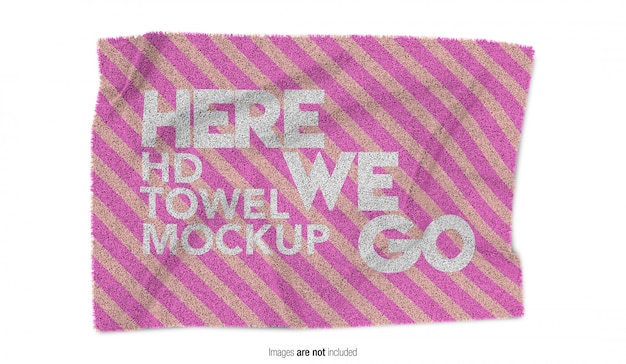 Download Beach towel mockup | Premium PSD File