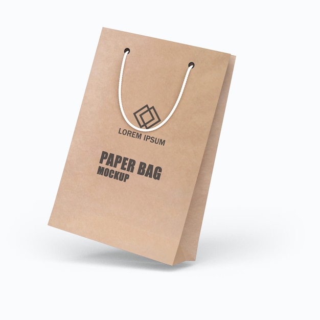 Download Premium Psd Beautiful Paper Bag Mockup Design