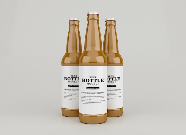 Download Premium Psd Beer Bottle Mockup Isolated
