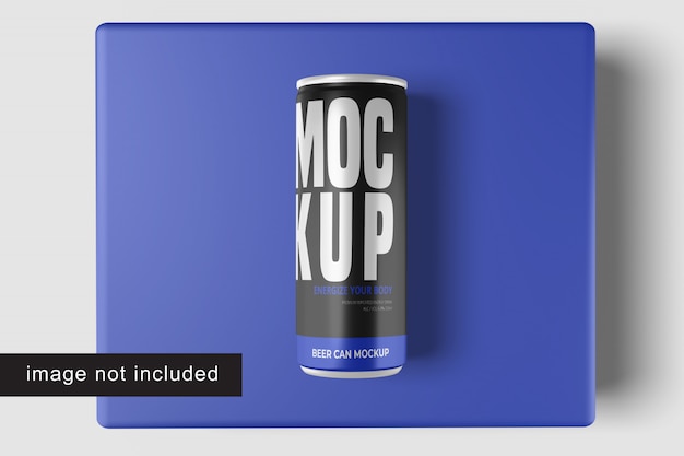 Download Beer can mockup | Premium PSD File