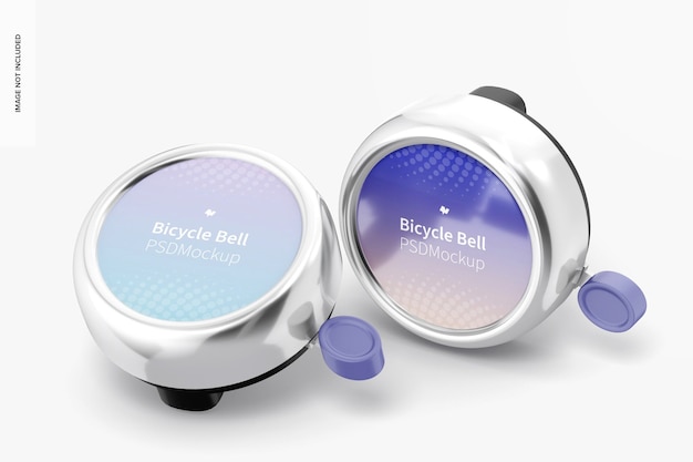 Free PSD | Bicycle bells mockup