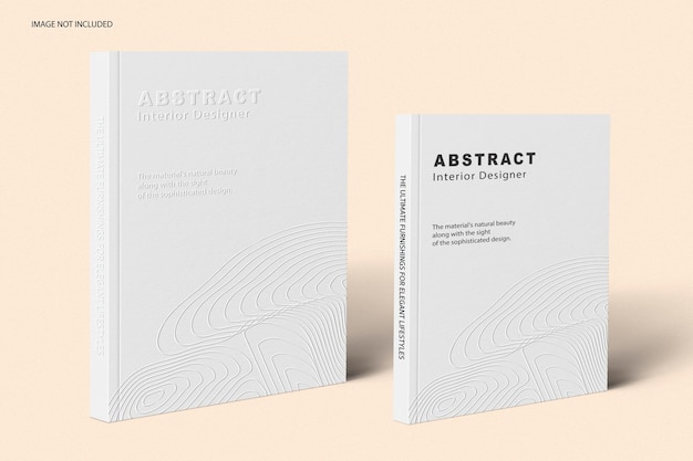 Free Embossed Book Cover Mockup Use Include PSD