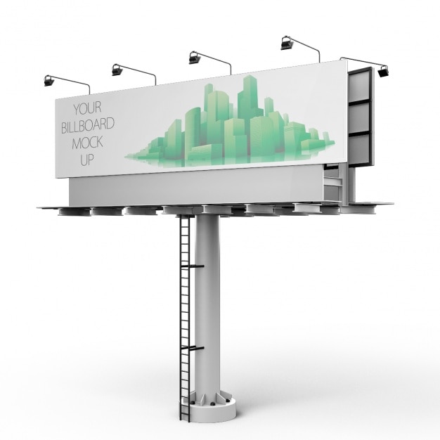 Download Billboard mock up design PSD file | Free Download