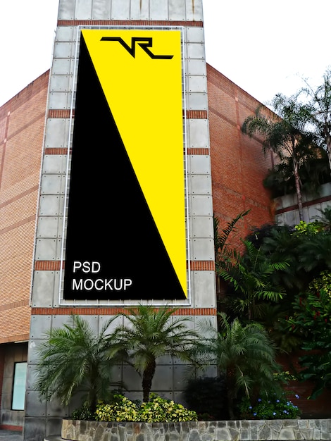 Download Billboard mockup on building PSD file | Premium Download