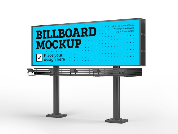 Download Billboard mockup | Premium PSD File