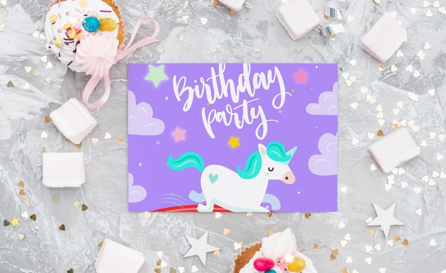 Download Birthday card mockup PSD file | Free Download