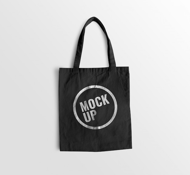 Download Black bag canvas mockup | Premium PSD File
