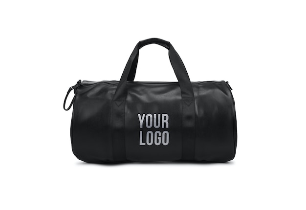 Download Premium Psd Black Bag Logo Mockup Sports Gym Bag