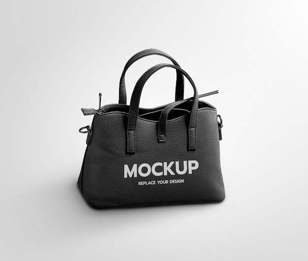 Download Premium PSD | Black bag mockup