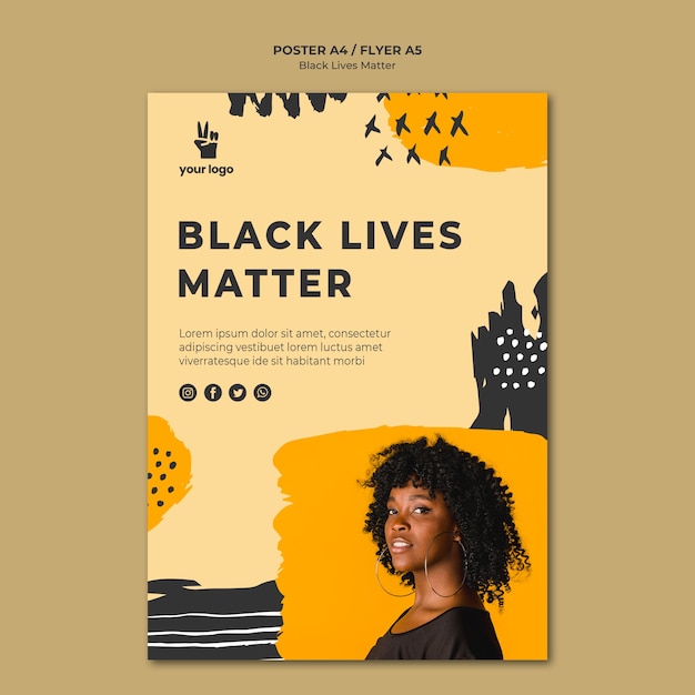 Download Free Black Lives Matter Flyer Template Free Psd File Use our free logo maker to create a logo and build your brand. Put your logo on business cards, promotional products, or your website for brand visibility.