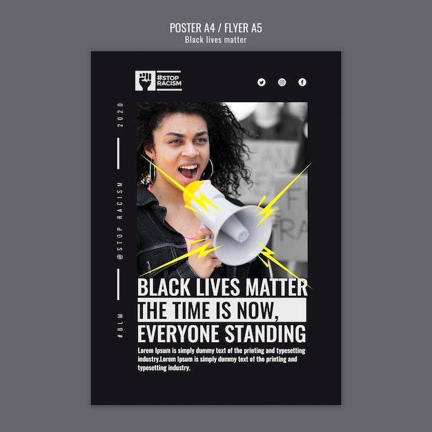 Download Free Black Lives Matter Flyer Template Free Psd File Use our free logo maker to create a logo and build your brand. Put your logo on business cards, promotional products, or your website for brand visibility.