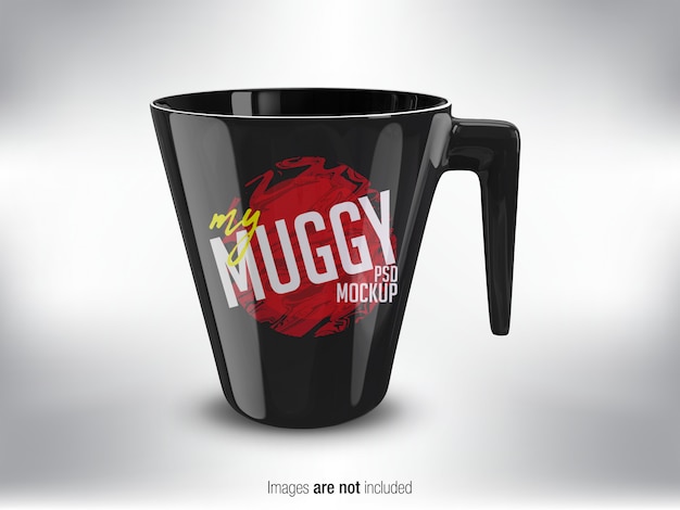 Download Black mug psd mock-up | Premium PSD File