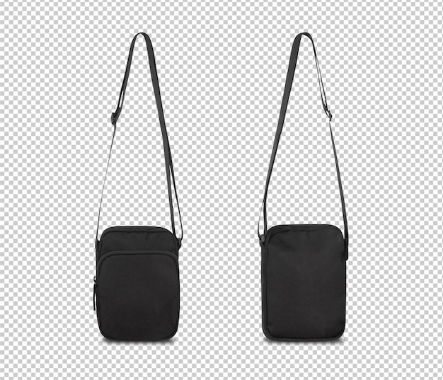 Download Black pocket bag mockup template for your design. | Premium PSD File