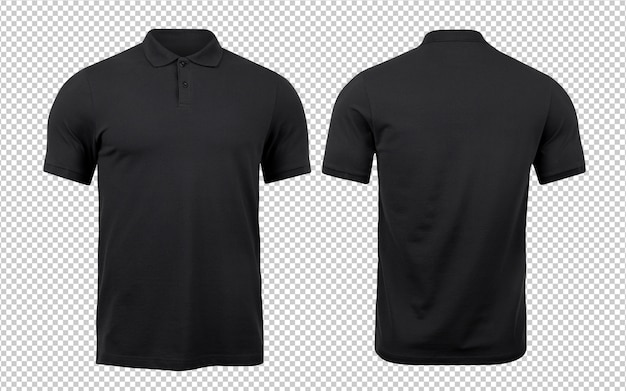 Download Premium PSD | Black polo mockup front and back used as ...