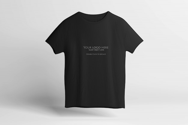 Download Black t shirt mockup | Premium PSD File
