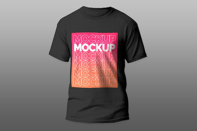 Download Free Psd Black T Shirt Mockup