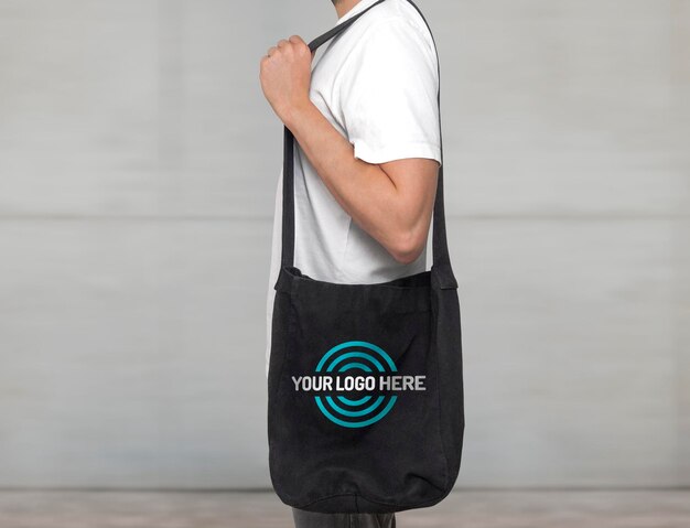 Download Free Psd Black Tote Bag Mockup