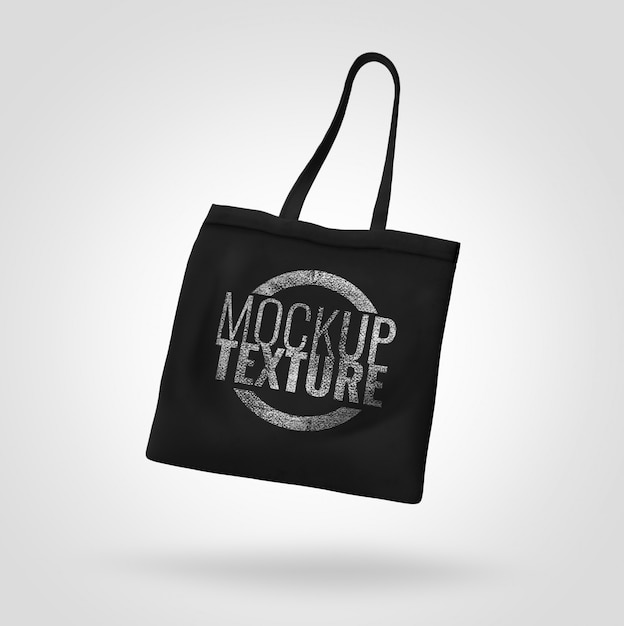 Download Black tote bag mockup | Premium PSD File