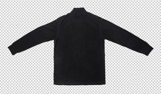 Download Blank black long sleeve t shirt mockup template. | Premium ...