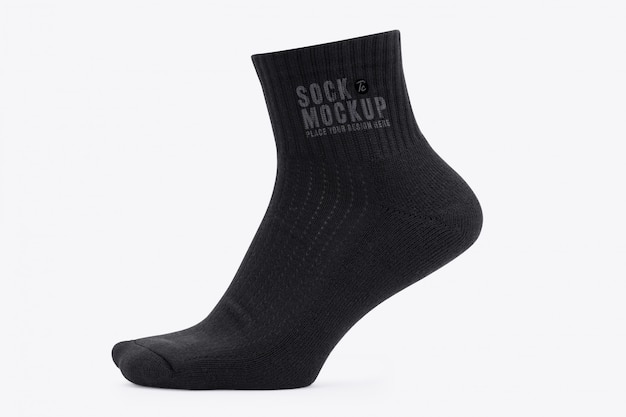 Download Premium Psd Blank Black Socks Mockup PSD Mockup Templates