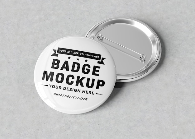 free pin mockup