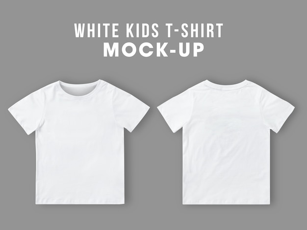 kids white t shirt