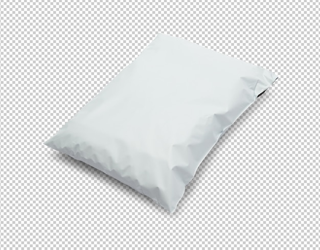 Download Blank white plastic bag package mockup template PSD file ...
