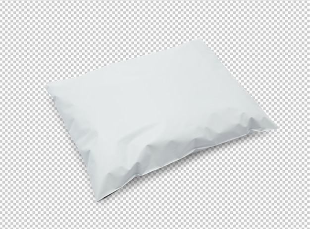 Download Blank white plastic bag package mockup PSD file | Premium Download
