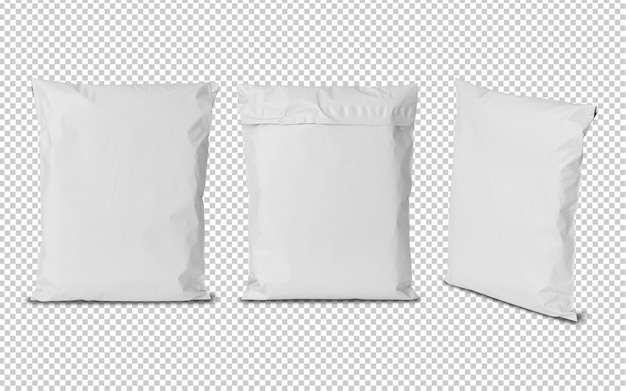 Download Blank white plastic bags mockup | Premium PSD File