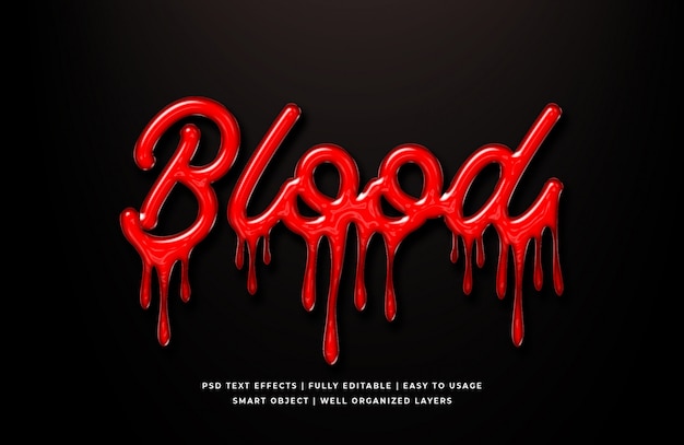 describing blood in creative writing