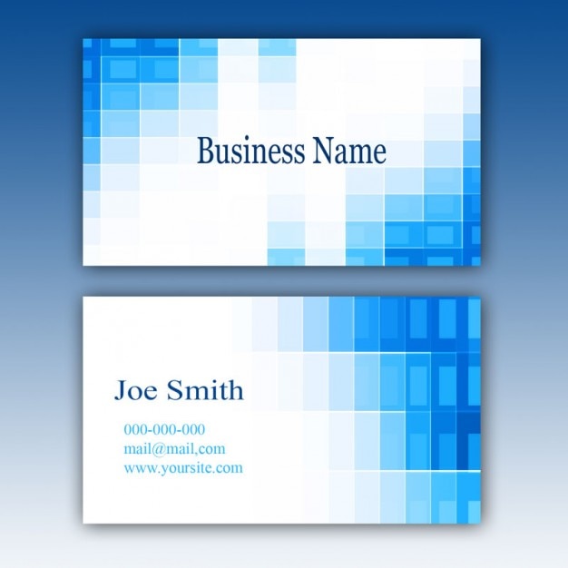 business visit card template free download