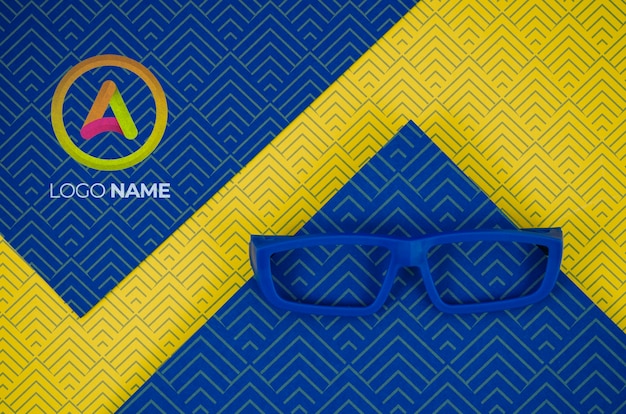 Download Free Blue Frame Lens With Company Logo Names Free Psd File Use our free logo maker to create a logo and build your brand. Put your logo on business cards, promotional products, or your website for brand visibility.