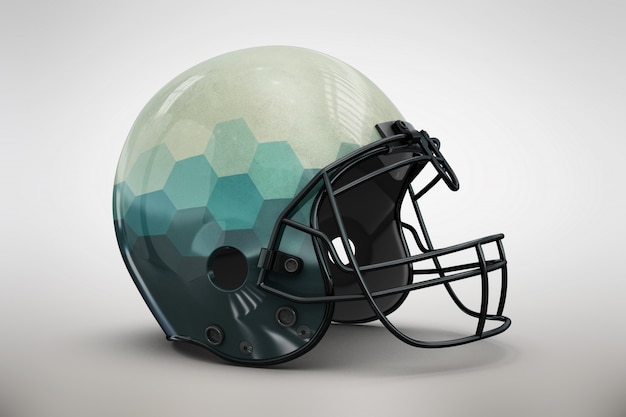 Download Blue gradient helmet mock up PSD file | Free Download