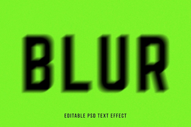 Premium PSD Blurred Text Effect premium-psd-blurred-text-effect