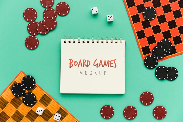 Download Board games concept mock-up | Free PSD File